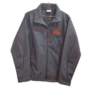 Men's Columbia Grey Minnesota Golden Gophers Collegiate Ascender Full-Zip Softsh